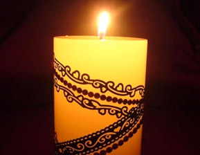 キャンドル作品