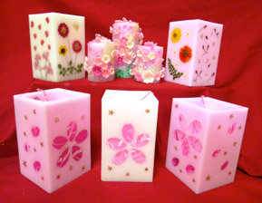 キャンドル作品